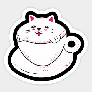 Coffee Cat Sticker